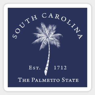 South Carolina SC Palmetto State Old Style Sticker